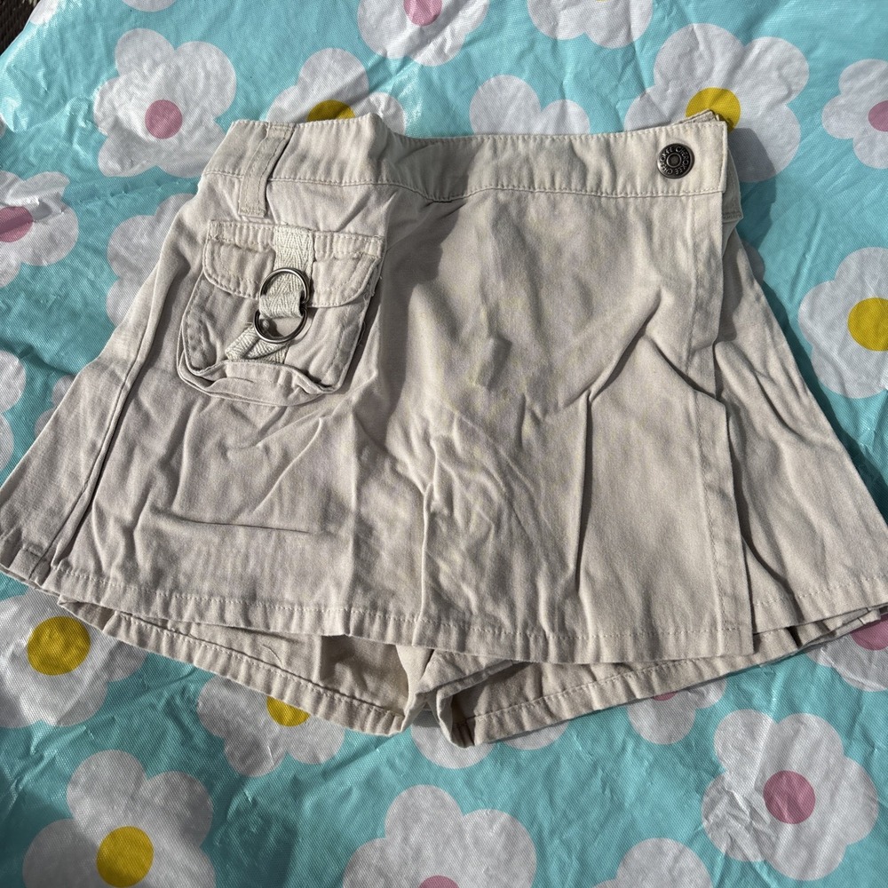 Cherokee‎ khaki  Skort Skirt 4 5  Vintage 90s